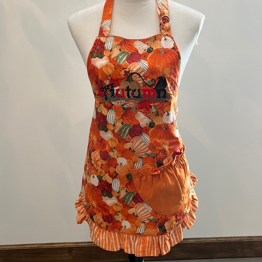 Handmade apron and potholder